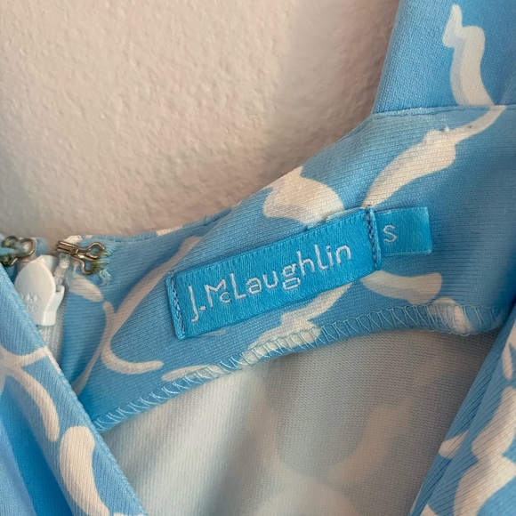 Long baby blue J. McLaughlin dress - Picture 3 of 3